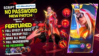 NEW Script Skin Leomord Ducati No Password  Full Effect amp Voice  Patch Terbaru Mlbb [upl. by Hgiel]