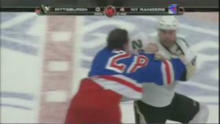 Eric Godard vs Colton Orr Jan 5 2009 [upl. by Litman651]