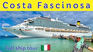 COSTA FASCINOSA 2024  VISITA COMPLETA del crucero y su interior  Full Cruise ship Tour 🇮🇹 [upl. by Ellehsad]