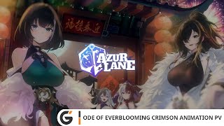 Azur Lane  Ode of Everblooming Crimson Animation PV [upl. by Ayalahs]