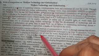 modern technology and globalisation composition writing [upl. by Falo536]