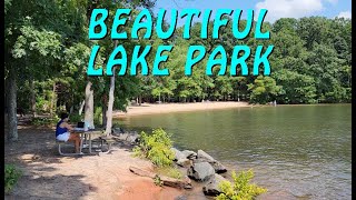 TOUR OF A COOL PARK NEAR CHARLOTTE NC  Lake Norman  Jetton Park  travel tourism lake [upl. by Marybelle]