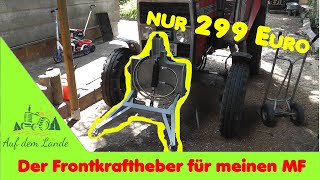 Ein Frontkraftheber für 299 Euro aus Ebay 😲 Ich habe ihn mir gekauft 😉  Fronthydraulik Eigenbau [upl. by Haig710]