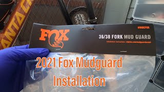 2021 Fox 3638 Mudguard Installation [upl. by Sissie575]