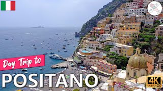 POSITANO │ ITALY Day trip by ferry to Positano in the Amalfi Coast Colorful 4K images [upl. by Oicnoel237]