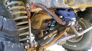 89 Cherokee Sway Bar Relocation Brackets Axle Bullets and Bushings [upl. by Arehs535]