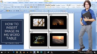 How to insert images into Microsoft word table [upl. by Oalsecnew409]