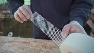 How to Use Plasterboard Scrim Tape  Brackit [upl. by Aketal273]