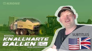 Maximum Efficiency with KRONE Round Balers – Comprima Demo Tour [upl. by Quartas]