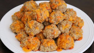 Best Cream Cheese Sausage Balls with Bisquick Easy amp Delicious [upl. by Nilok690]