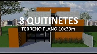 8 QUITINETES NO TERRENO DE 10x30m [upl. by Lalitta]