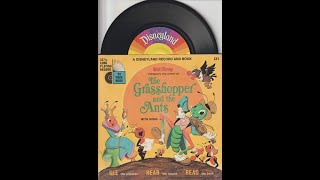 Walt Disney presents the story of The Grasshopper and the Ants record book with song [upl. by Ateval95]