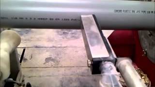 Zanasi Z4500  Printing on pipes [upl. by Rebme]