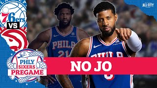 Sixers vs Hawks pregame show Are we worried about Joel Embiid’s knee [upl. by Artim546]