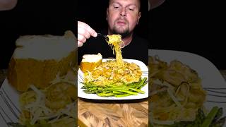 Indulging in Gordon Ramsays Shrimp Capellini  Mukbang  Crazy BURP [upl. by Ilagam]