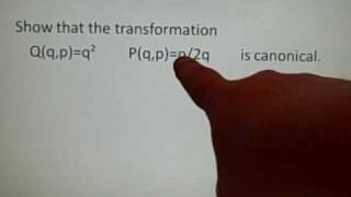 Hamiltonian Equation Canonical Transformation [upl. by Aridni279]