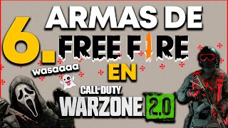 Usé las Armas de FREE FIRE en Warzone y me volví INSANO Heroico [upl. by Jaan]