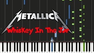 Metallica  Whiskey In The Jar ♫ Instrumental  Synthesia [upl. by Esinned]