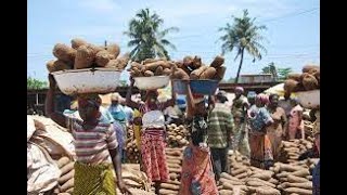 THE FAMOUS AGBOGBLOSHIE LOCAL FOOD MARKET OF AFRICA GHANA [upl. by Bruce]