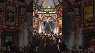 London Leadenhall Market’s Christmas Lights Switch On [upl. by Bello836]