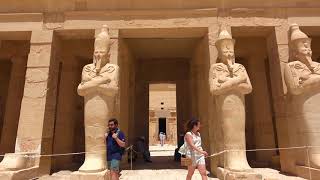 Temple of Hatshepsut  Temple Deir elBahari Egypt 4K [upl. by Namlak]