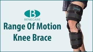 Benecare ROM Range Of Motion Knee Brace Product Information [upl. by Eisyak]