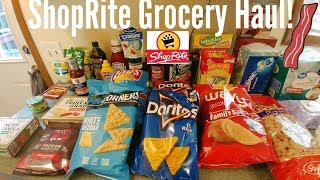 ShopRite Grocery Haul [upl. by Anawyt550]