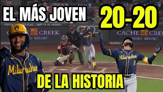 🇻🇪 Jackson Chourio destroza record de Mike Trout con su histórico 2020 en la MLB [upl. by Silirama]