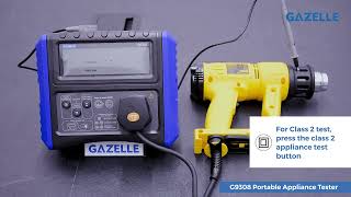 Gazelle G9308 Portable Appliance Tester PAT Tester  AABTools UAE [upl. by Keel]