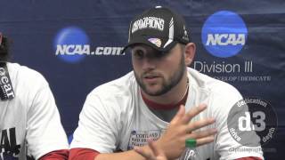 Cortland postgame 2015 Division III baseball national champions [upl. by Nylyoj]