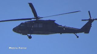 US Army Sikorsky UH60M Black Hawk Fly By [upl. by Ahsitul]