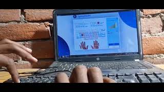 typing speed 30wpm santosh video computer typing tyshorts [upl. by Encratis]