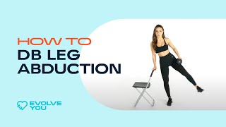 How to Dumbbell Leg Abductions with Krissy Cela [upl. by Errehs]