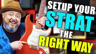 How to Setup Your GUITAR for Beginners Strat Edition [upl. by Gates884]