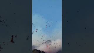 Cameras capture spectacular views of Mount Etna eruption in Italy Shorts [upl. by Dleifrag681]