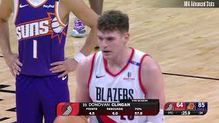 Donovan Clingan 3 pts 4 reb 1 blk vs Phoenix Suns  20241102 [upl. by Wendeline]