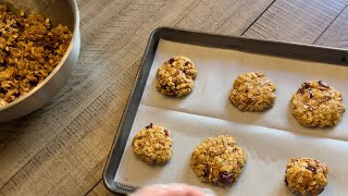 Galletas de Avena con Arándanos amp Nuez La mejor receta que he probado🌾 [upl. by Ajup]