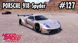 127 Mayoの【NFS PB】Need For Speed Payback（ニードフォースピード ペイバック）実況プレイ 車紹介 PORSCHE 918 spyder ポルシェ スパイダー [upl. by Adnawyt]