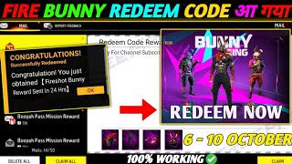 FREE FIRE REDEEM CODE TODAY 7 OCTOBER REDEEM CODE FREE FIRE  FF REDEEM CODE TODAY 7 OCTOBER [upl. by Nosydam]