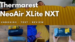 Thermarest NeoAir XLite NXT Unboxing Test and Review  Upgrading my Sleep System for Bikepacking [upl. by Eseerahs]