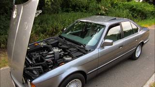 BMW E34 535ia Granitsilber 1992  Engine damage  Restoration [upl. by Asa116]