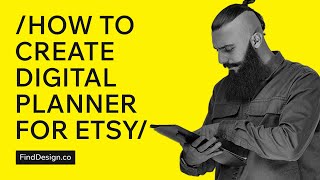 How To Make a Digital Planner To Sell on Etsy 2024 [upl. by Edmund]