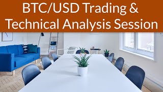 Live Bitcoin BTCUSD Trading amp Technical Analysis  My Cryptocurrency Trading Strategy [upl. by Creighton50]