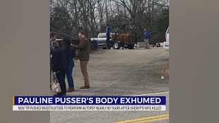 Tip leads TBI to exhume Pauline Pusser’s body 5 decades after shooting [upl. by Laohcin]