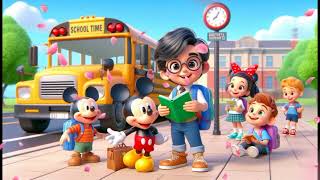 quotSchool Time with Mickey and Friends 2 Learning and Fun with the Gangquot New lyrics kids Song [upl. by Teddi]