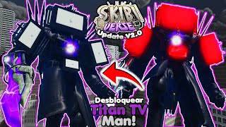 SKIBIVERSE V20 VEJA COMO DESBLOQUEAR O NOVO UPGRADED TITAN TV MAN MORPH 📺 UTTM DÍFICIL [upl. by Anaya]