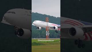 MALAYSIA AIRLINES A330300 landing at Kuala Lumpur Airport shorts aviation a330 plane landing [upl. by Vento794]