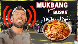 🔴MUKBANG  Budae Jjigae aka Army Stew LIVE from BUSAN [upl. by Rondi]