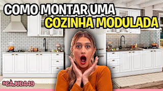 COMO MONTAR UMA COZINHA MODULADA CÀJUDA 49 [upl. by Aoht]