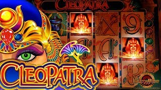 BONUSES of CLEOPATRA  IGT♠ Classic Video Slot Machine in San Manuel CASINO [upl. by Desi]